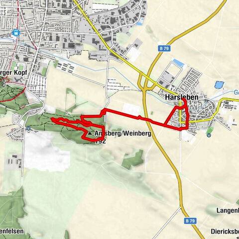 Sterneneck - Amsberg/Weinberg - Halberstadt - Harsleben