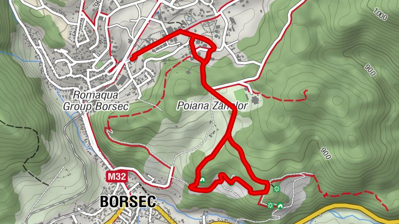 Izvorul Lázár - Izvorul nr.6 - Grota Ursilor - Borsec - Izvorul Petőfi - Izvorul nr.11