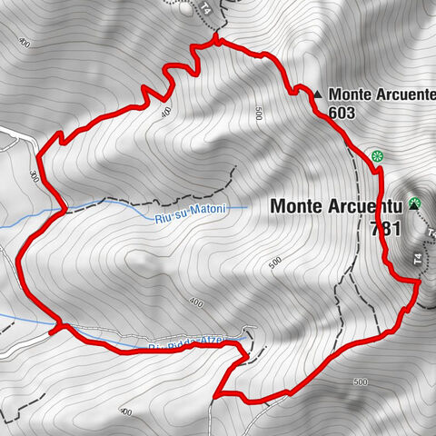 Gonnos/Gonnosfanadiga - Monte Arcuenteddu - Monte Arcuentu