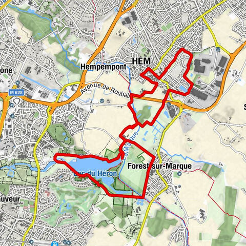 Hem - Forest-sur-Marque - Villeneuve-d'Ascq - Ferme Petitprez