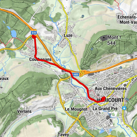 Les Routiers Chez Pierrette - Église luthérienne Saint-Christophe - Église catholique Saint-Christophe - Héricourt