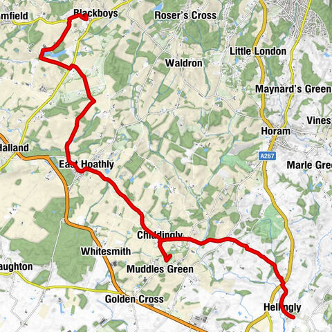 Blackboys - St Mary's Church - Chiddingly Church - Hellingly