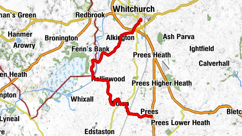 Prees - Coton - Stanley Green - Whitchurch Rural