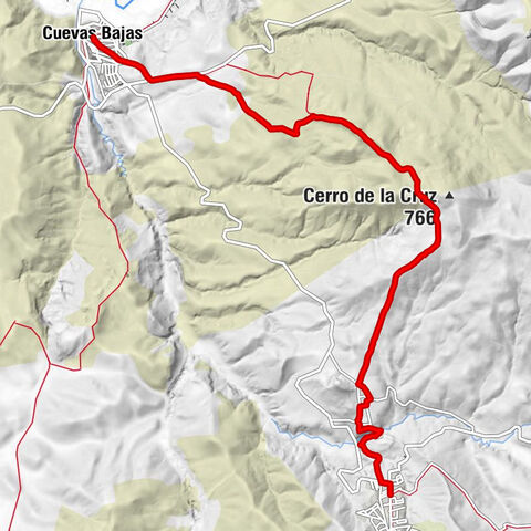 Villanueva de Algaidas - Barrio de Enmedio - La Atalaya - Cuevas Bajas