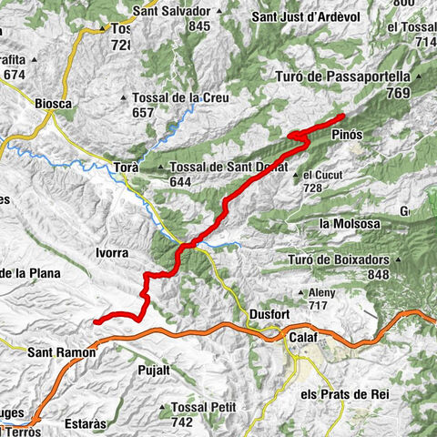 Santuari de Pinós - Hostal de Pinós - Pinós - Portell
