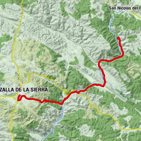 Cazalla de la Sierra - Iglesia de San Benito - Fuente de El Concejo - Batán de las Monjas