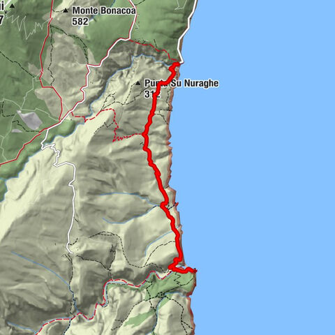 Durgali/Dorgali - Grotta Oddoana K1250 L26 - Grotta di Fruncu Nieddu K1225 L36 T-11 - Su Marinaiu K0316 L50 T-12