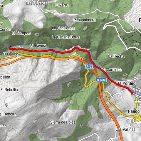 Salas - El Ponteo - Ondinas - El Llanón