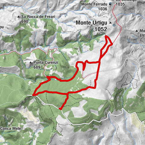 Sèneghe/Seneghe - Pabassiu - Monte Pertusu - Santu Lussurzu/Santu Lussurgiu