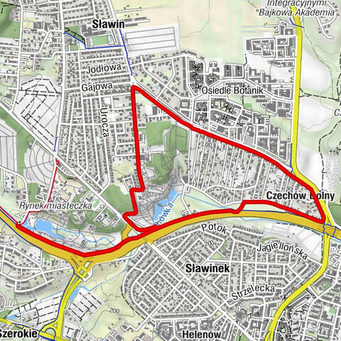 Stare Miasto - Lublin - Czechów Dolny - Sławin