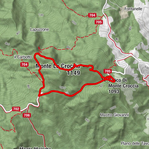 Accettura - Valico Di Monte Croccia - Monte La Croccia - punto panoramico