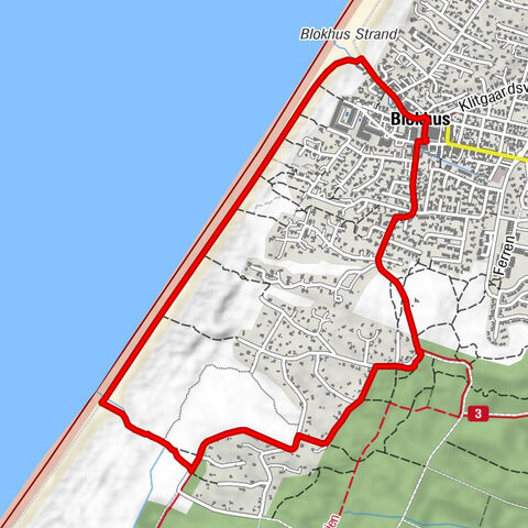 Jammerbugt Kommune - Blokhus kanonudsigt (syd) - Blokhus