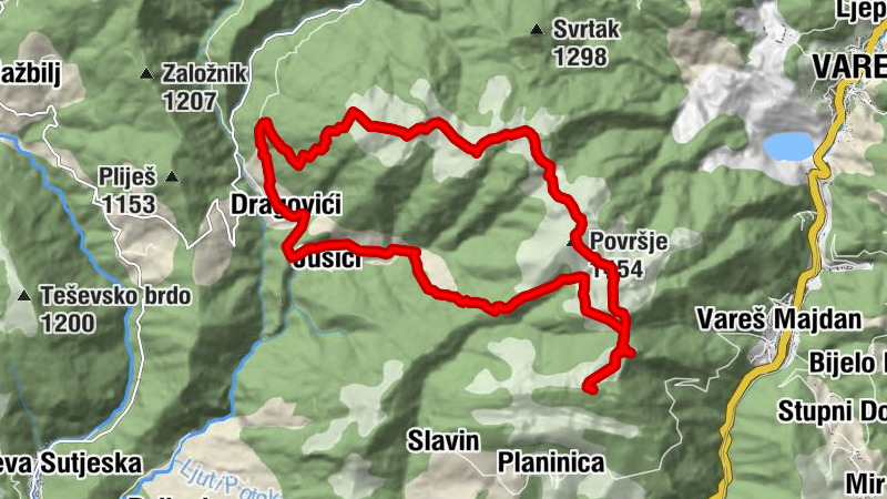 Jusići - Dragovići - Površje - Karasanovina