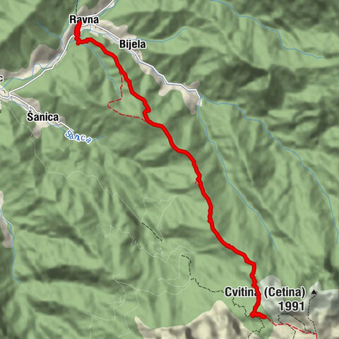 Općina Jablanica - Planinarska kuća Međuprenje - Bijela - Ravna