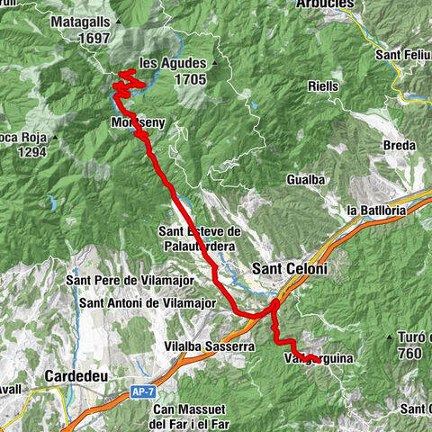 Església de Sant Andreu - Església de Sant Esteve de Palautordera - Sant Julià del Montseny - Camp de Bosc