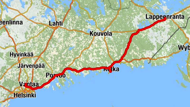 Kylpylä - Lappeen Marian kirkko - Variskallio - Lentokenttä