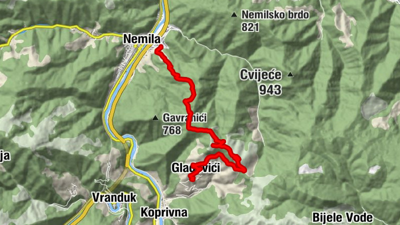 Gladovići - Nemila