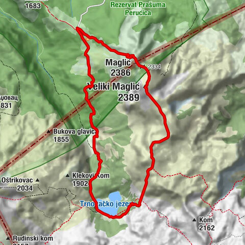 Тјентиште - Maglić - Veliki Maglić - Opština Plužine