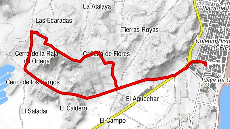 Garrucha - La Simona - Cañada de Flores