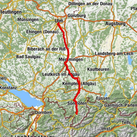 Oberstdorf - Sankt Magnus - St. Nikolaus - Ulm