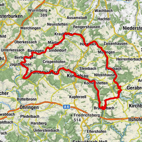 Künzelsau - Sankt-Anna-Kapelle - St. Veit - Gasthaus Rose