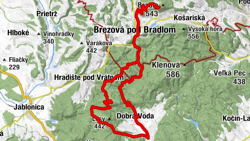 Brezová pod Bradlom - Najsvätejšej Trojice - Chrám svätého Dimitrija Solúnského - Kostol Narodenia Panny Márie