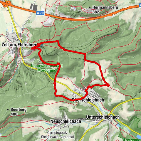 Sand a. Main - Ebersberg - Kapelle - Oberaurach