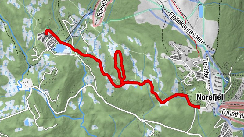 Norefjell - Bøsetra - Krødsherad