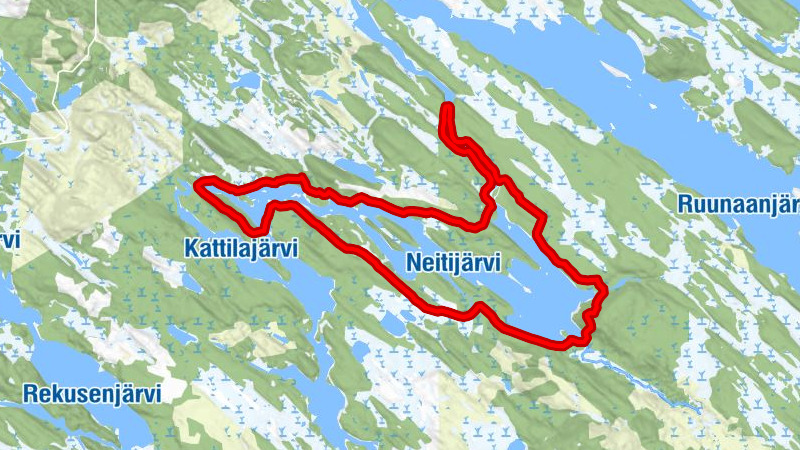 Ruunaa - Huuhkajavaara - Lieksa