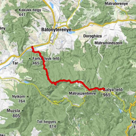 OKT-107-109 Mátraverebély-Galyatető