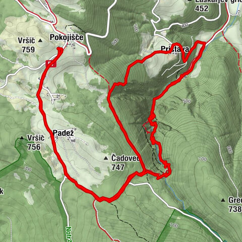 Soteska Pekel, krožna