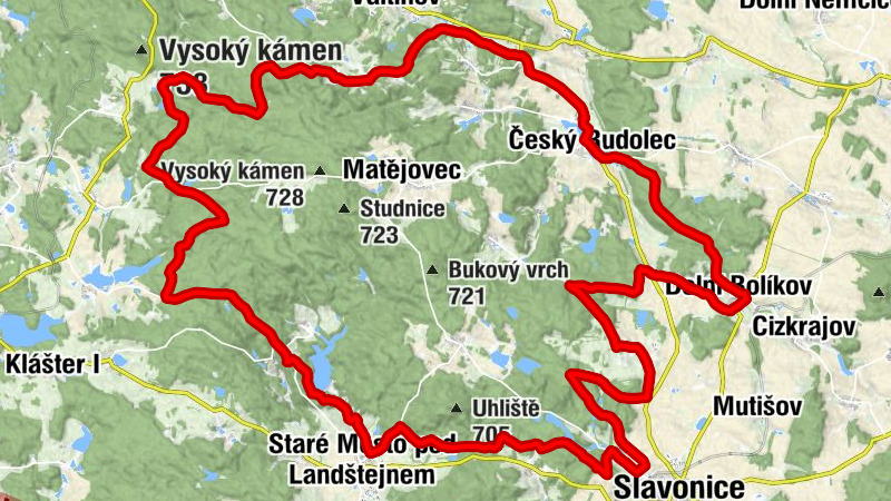 Pomezí pod Landštejnem - Holubník - Kostel Narození svatého Jana Křtitele - Staré Město pod Landštejnem