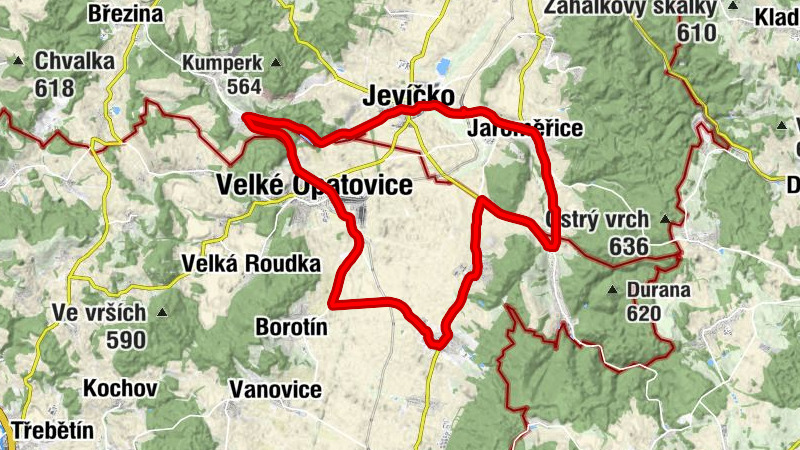 Jevíčko - Kostel Všech svatých - Kostel sv. Filipa a Jakuba - Velké Opatovice