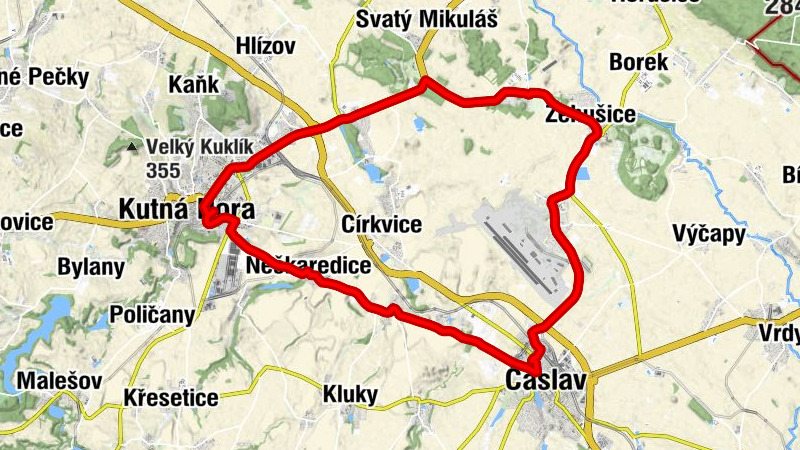 Kutná Hora město - Žehušická skalka - sv. Václav - ‎Kostel sv. Alžběty
