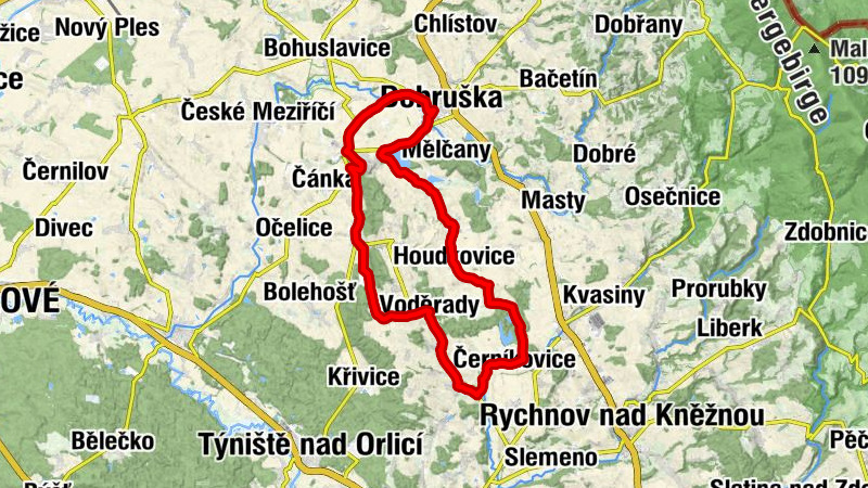 Dobruška - Sv. Prokop - Holoubkův kopec