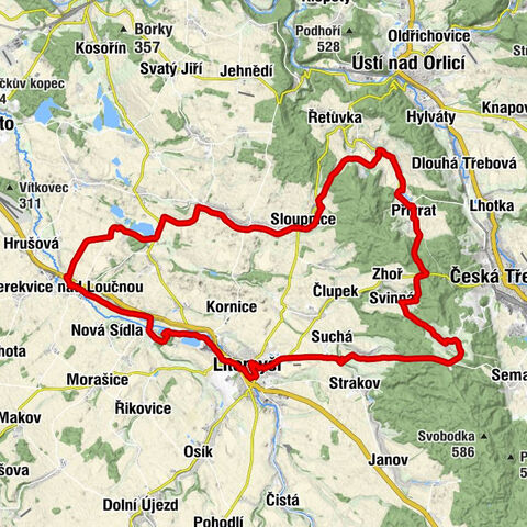 Cerekvice nad Loučnou - kaple Panny Marie - Povýšení sv. Kříže - Litomyšl