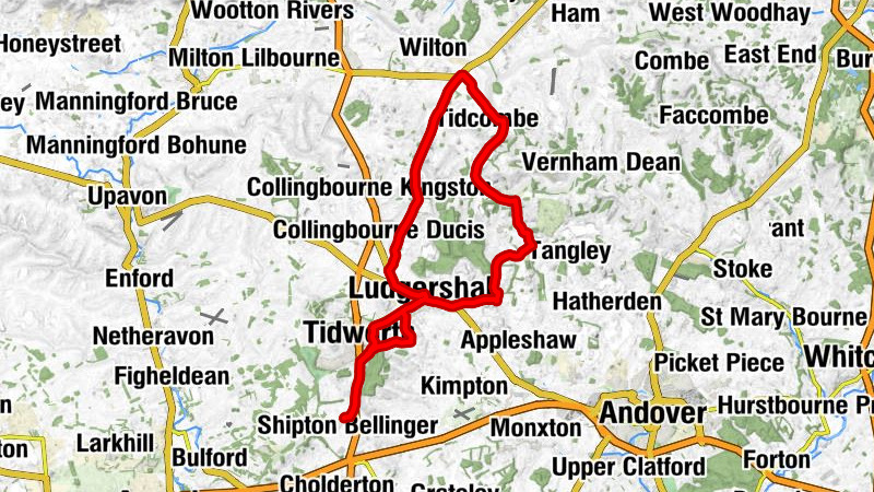 Shipton Bellinger - Grafton Down - Silver Down - Mount Cowdown