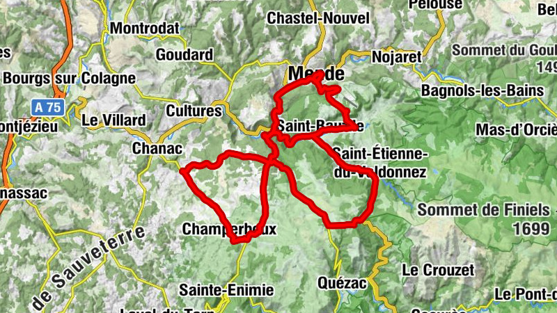 Mende - Église Saint-Martin - Église Saint-Gervais-et-Saint-Protais - Église Sainte-Énimie