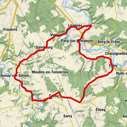 Église Saint-Pierre - Église Saint-Maurice - Église Saint-Didier et Saint-Leu - Annay-sur-Serein