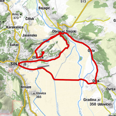 Mustang - Jenići - sv.Ivana Apostola - Sinj