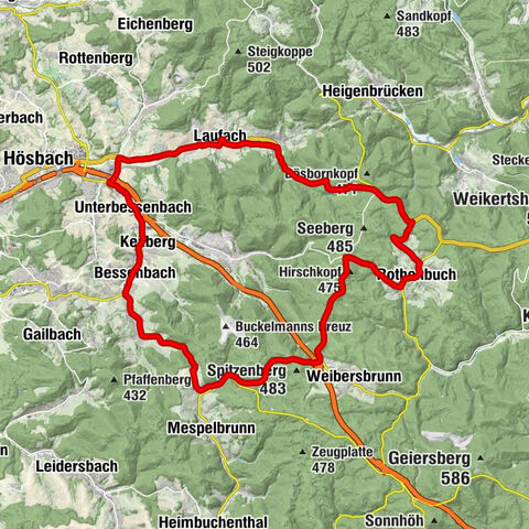 Rothenbuch - Spessarttor - Eichhöhe - Zum Löwen