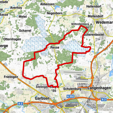 Garbsen - Stelinger Berg - Barockkirche Osterwald - Restaurant Körber