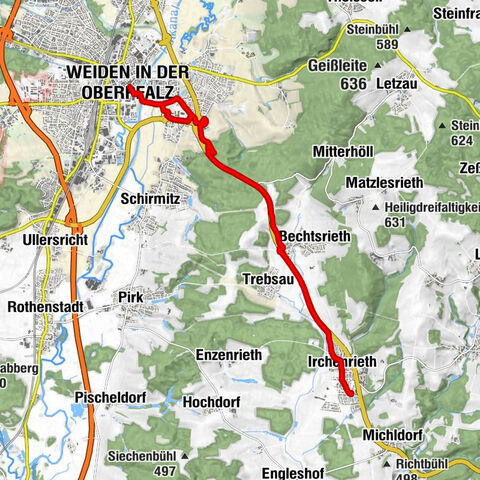 Spielplatz Süd - Filialkirche St. Barbara - Schwägerlkapelle - Heilige Staude