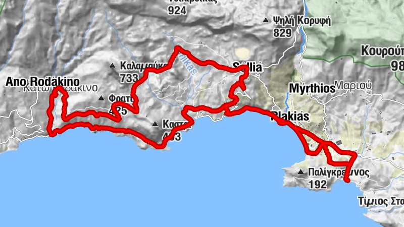 Δαμνόνι - Αγία Παρασκευή - Treios Ieararchos - Πλακιάς