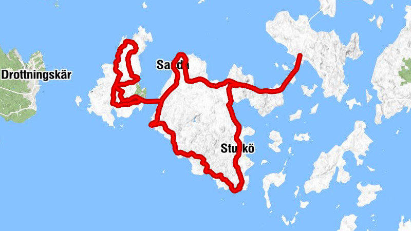 Ekenäs - Skällenäs - Frändatorp - Sturkö kyrka