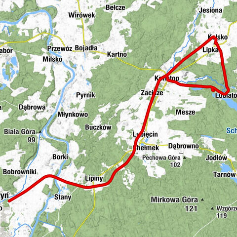 Lubiatów - Kolsko - Otyń - powiat nowosolski