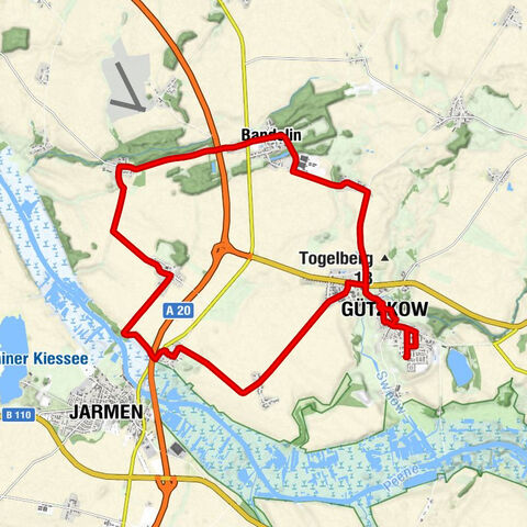 Gützkow - Schloßberg - Sankt Nikolai