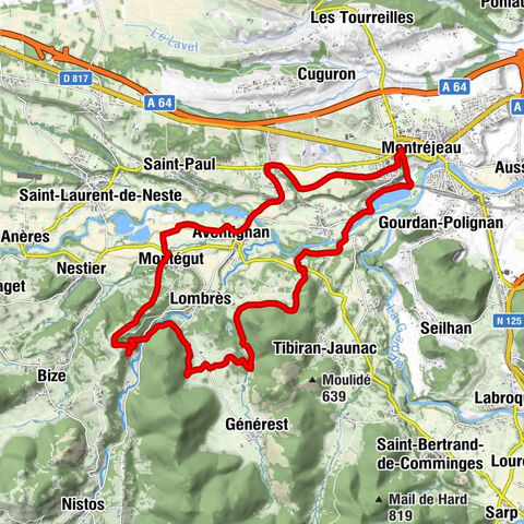 Montréjeau - Mazères-de-Neste - Le Paléo - Aréoulet