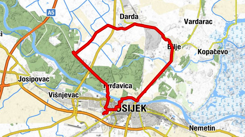 Našičko naselje - Osijek - Kapela sv. Roka - Mece