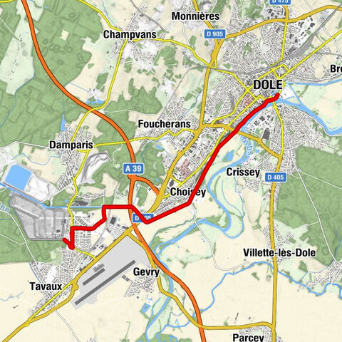 Damparis - Les Meix de Laborde - Choisey - Dole